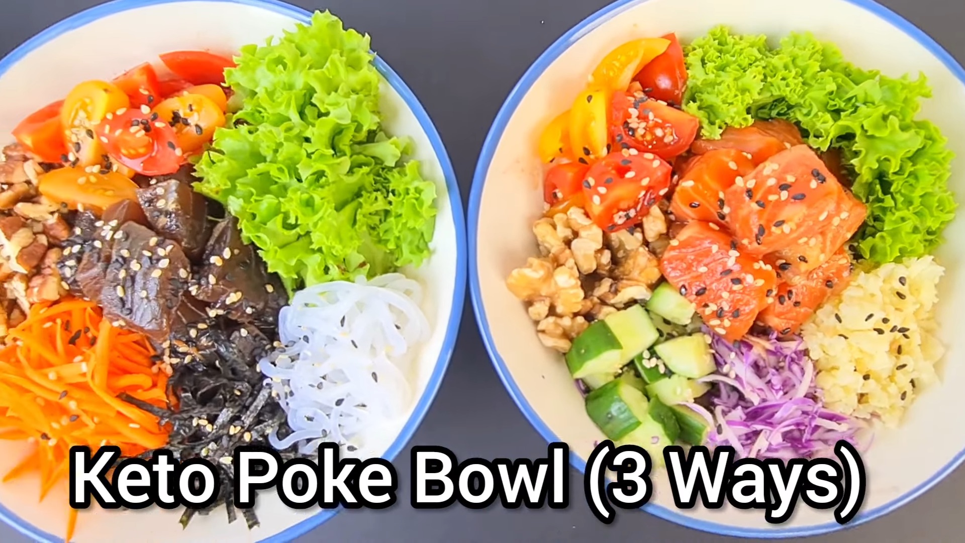 Keto Poke Bowl (Vegan) Recipe
