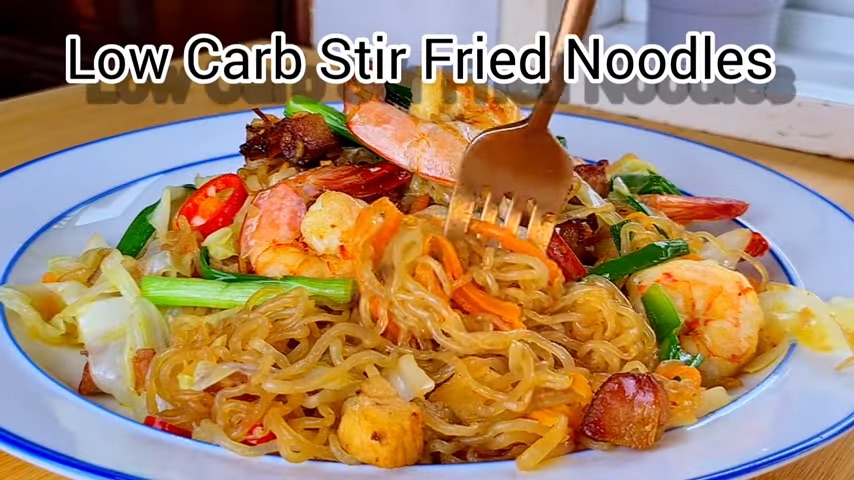 Low Carb Stir-Fried Noodles Recipe - Ketogrocer Malaysia