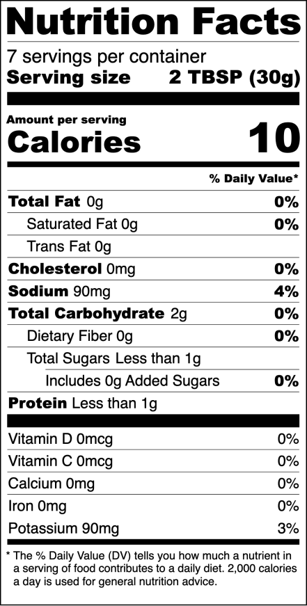 First Health BBQ Sauce                                   Keto HALAL 200ml                                                   低碳生酮 燒烤 BBQ醬 Nutrition Facts
