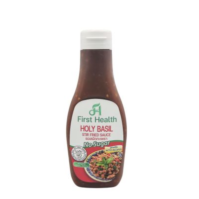 First Health Holy Basil Stir Fried Sauce Keto HALAL 200ml                                                    低碳生酮 罗勒九层塔酱